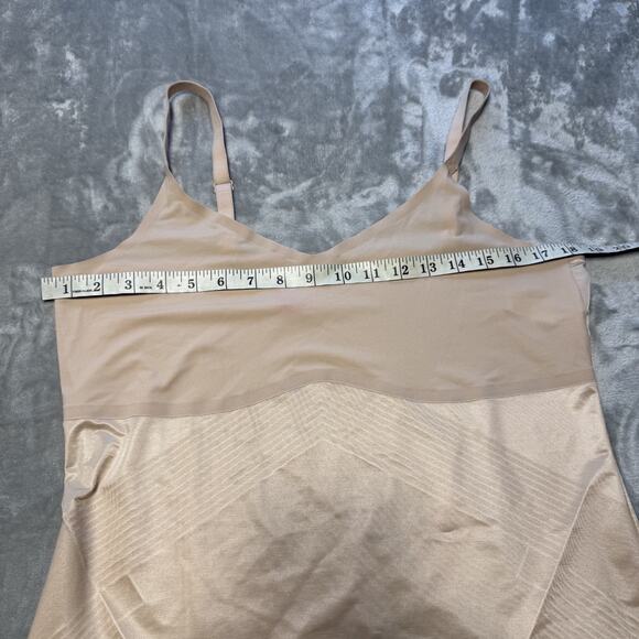 SPANX Shapewear Tank Top Womens 3X Nude Beige Seamless Smoothing Camisole - Picture 3 of 7